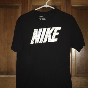 Nike Black and White Mens t shirt sz small